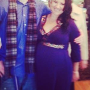 Gorgeous Sequined maternity gown